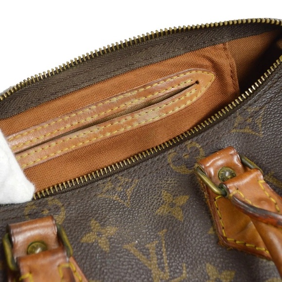 LOUIS VUITTON SPEEDY 25 HAND BAG PURSE MONOGRAM CANVAS MI0941 - Picture 10 of 15